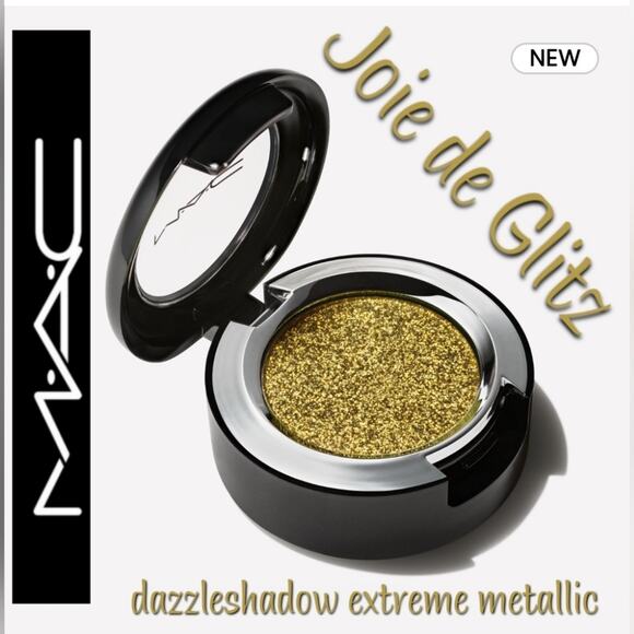 Mac Dazzleshadow Extreme Metallic Joie de Glitz Olive Brand New in Box Authentic - Picture 1 of 13